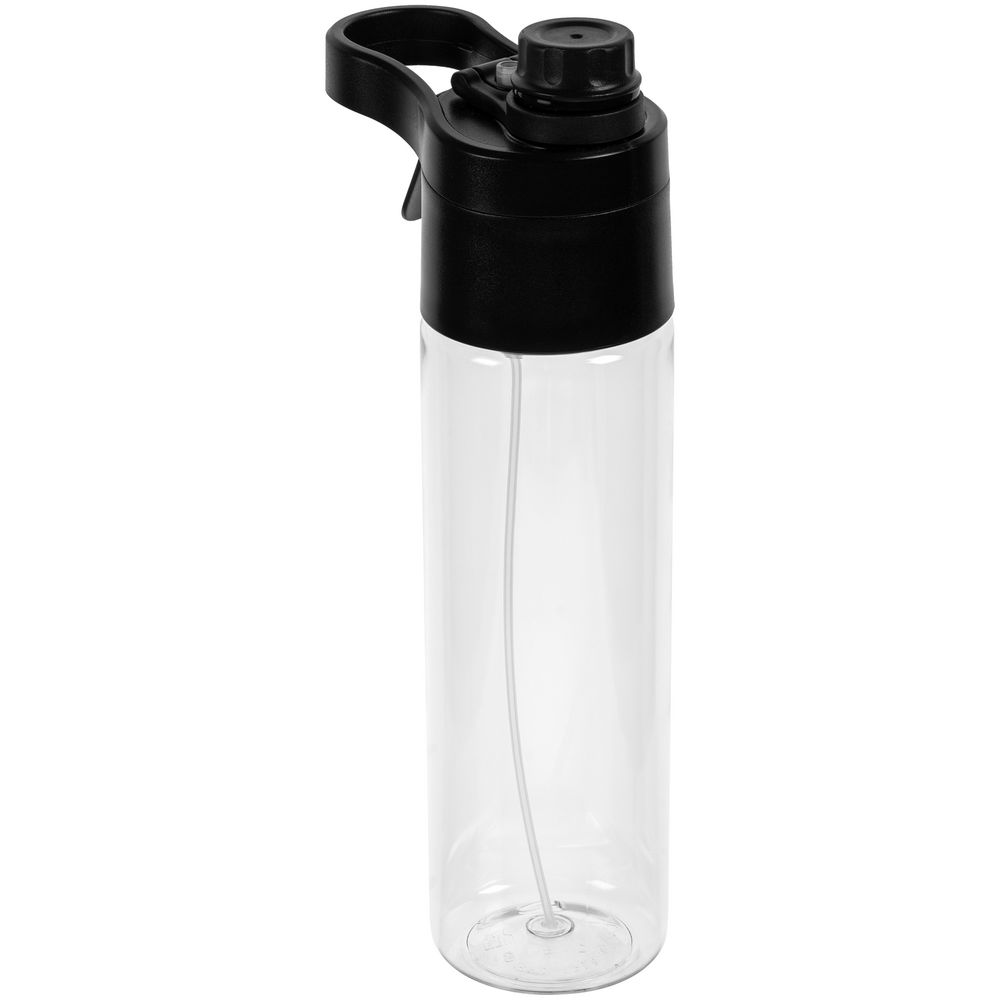 Бутылка для воды с пульверизатором Vaske Flaske, черная - черный