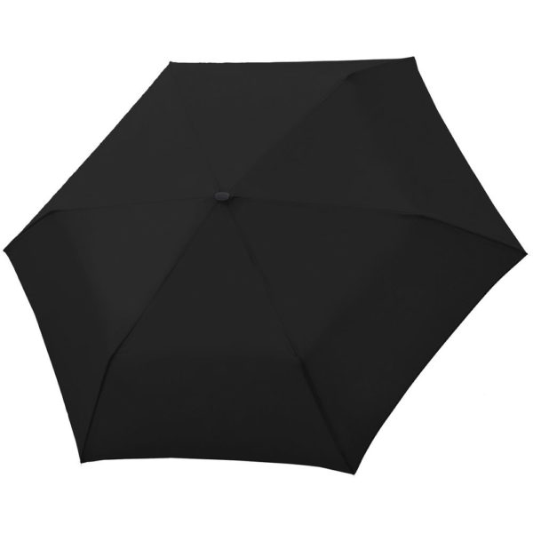 Зонт складной Carbonsteel Slim - черный