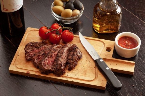 Разделочная доска и нож для стейка Steak