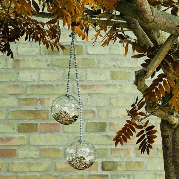 Набор подвесных кормушек для птиц Glass Bird Feeders