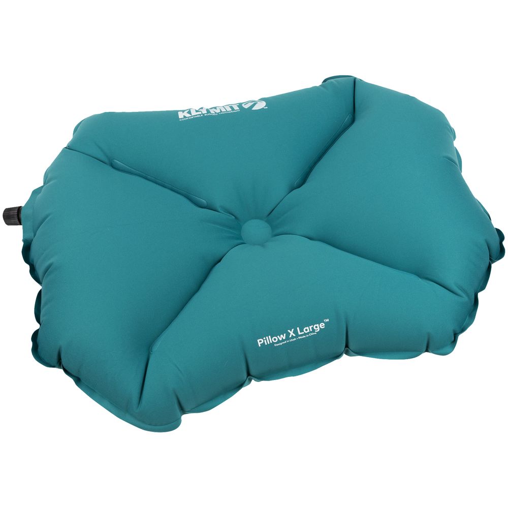 Надувная подушка Pillow X Large, бирюзовая - бирюзовый