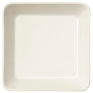 Тарелка Teema, квадратная, белая - белый