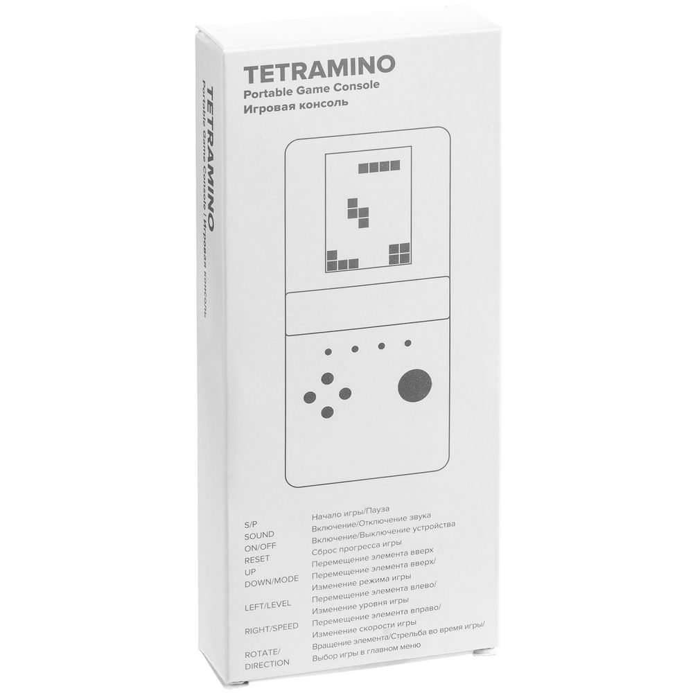 Игровая консоль Tetramino Transparent, синяя — PRINTORIA