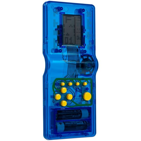 Игровая консоль Tetramino Transparent, синяя - синий