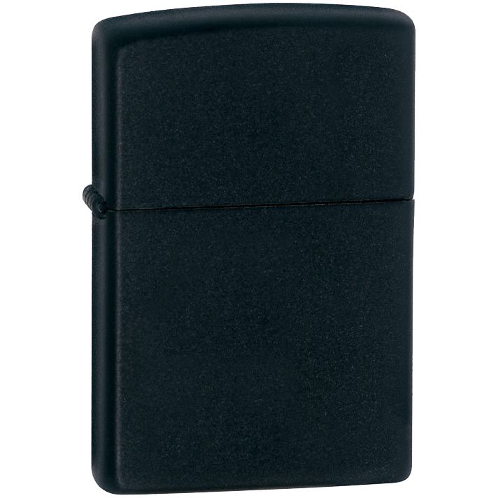 Зажигалка Zippo Classic Matte, матовая черная - черный