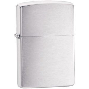 Зажигалка Zippo Classic Brushed, серебристая - серебристый