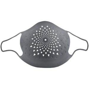 Многоразовая маска с прополисом PropMask силиконовая - серый