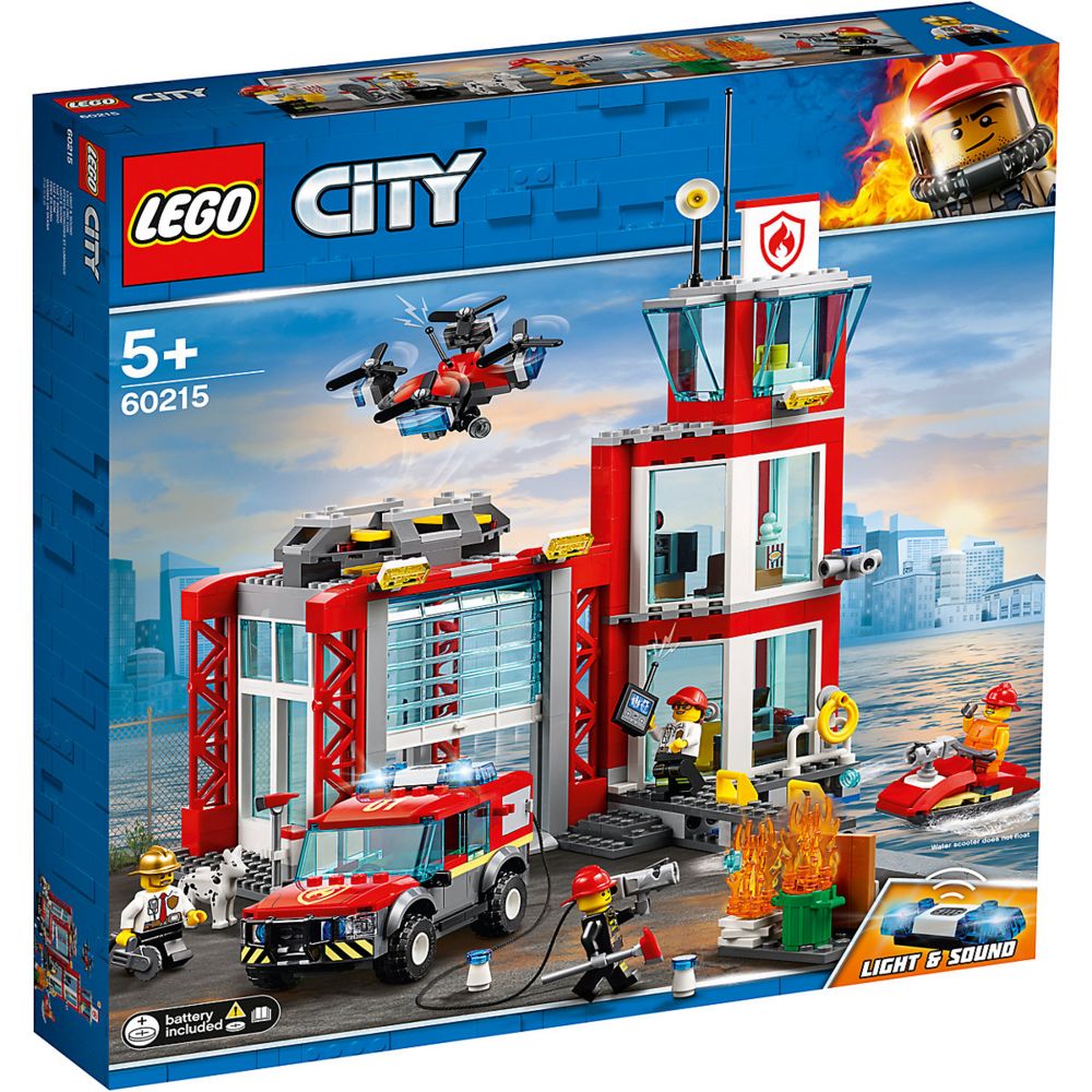 Конструктор «LEGO City. Пожарное депо» — PRINTORIA