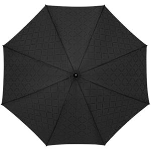 Зонт-трость Magic с проявляющимся рисунком в клетку - черный