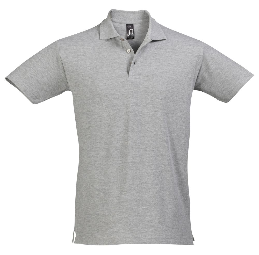 Рубашка поло мужская Spring 210 с - серый