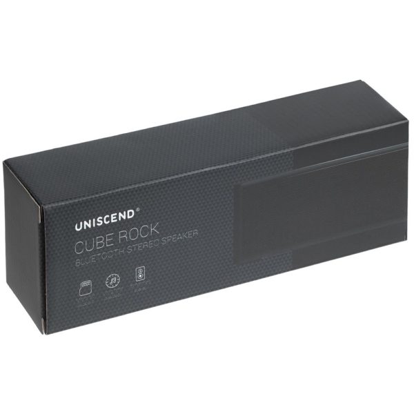 Беспроводная стереоколонка Uniscend Cube Rock темно-с