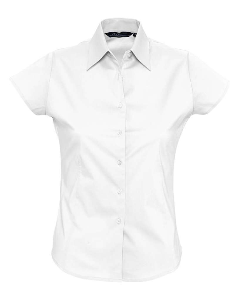 Рубашка женская с коротким рукавом Excess - белый