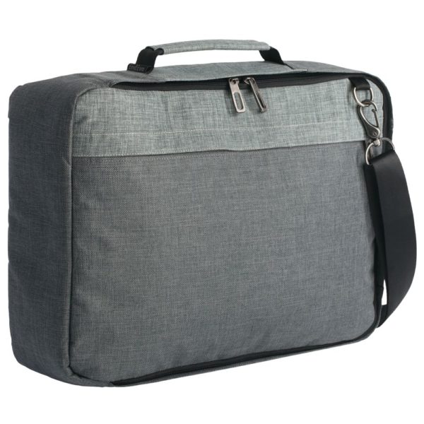 Рюкзак для ноутбука 2 в 1 twoFold серый с