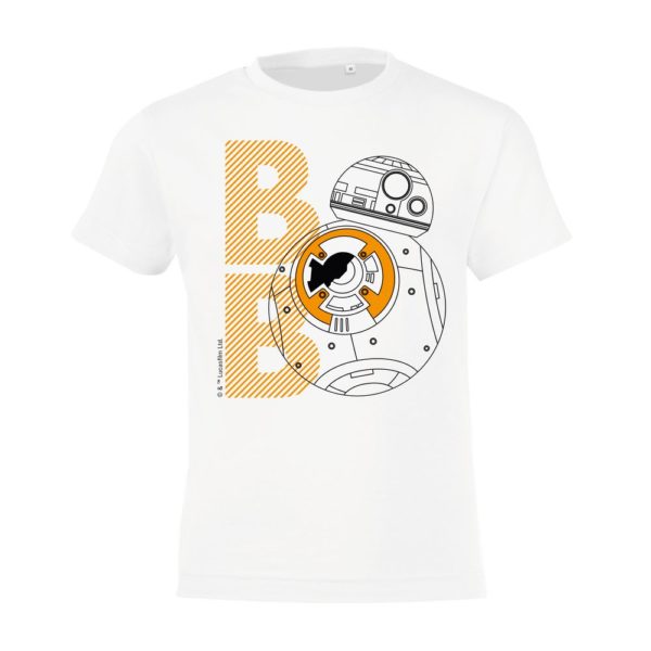 Футболка детская BB-8 Droid, белая