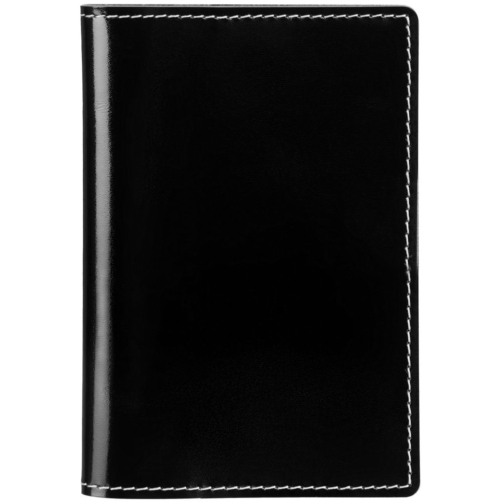 Обложка для паспорта Cover, черная - черный