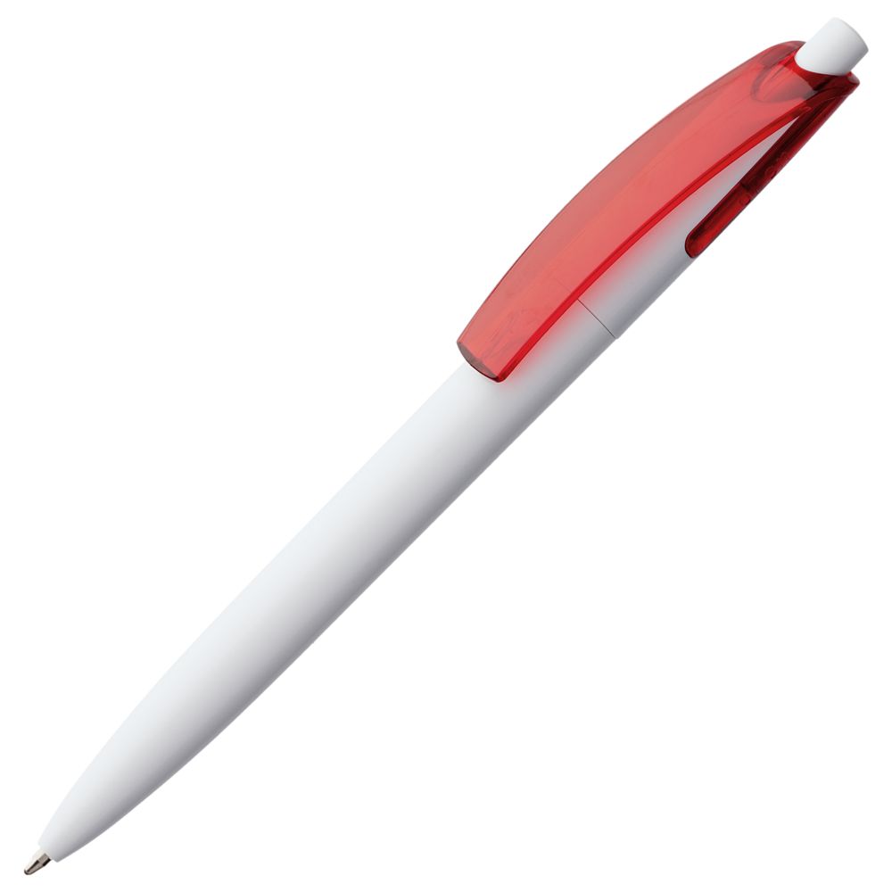 Ручка шариковая Bento белая с - белый