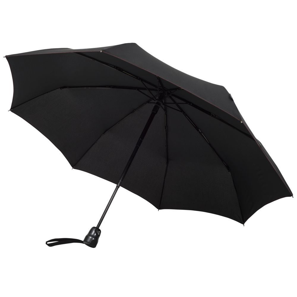 Складной зонт Gran Turismo Carbon, черный - черный