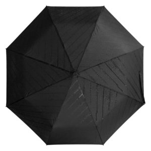 Складной зонт Magic с проявляющимся рисунком - черный