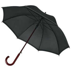 Зонт-трость светоотражающий Unit Reflect - черный