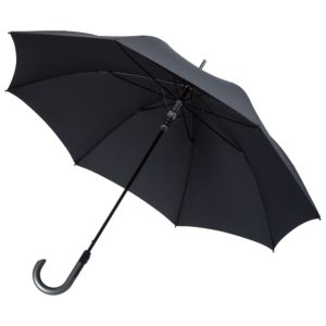Зонт-трость T.703, черный - черный
