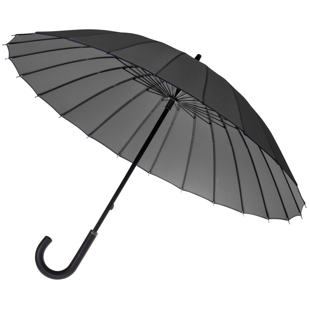 Зонт-трость Ella, серый - серый