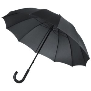 Зонт-трость Lui, черный - черный
