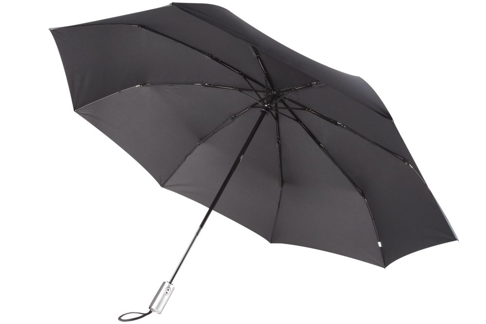 Зонт складной Unit Fiber - черный
