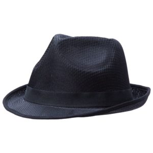 Шляпа Gentleman, черная с черной лентой - черный