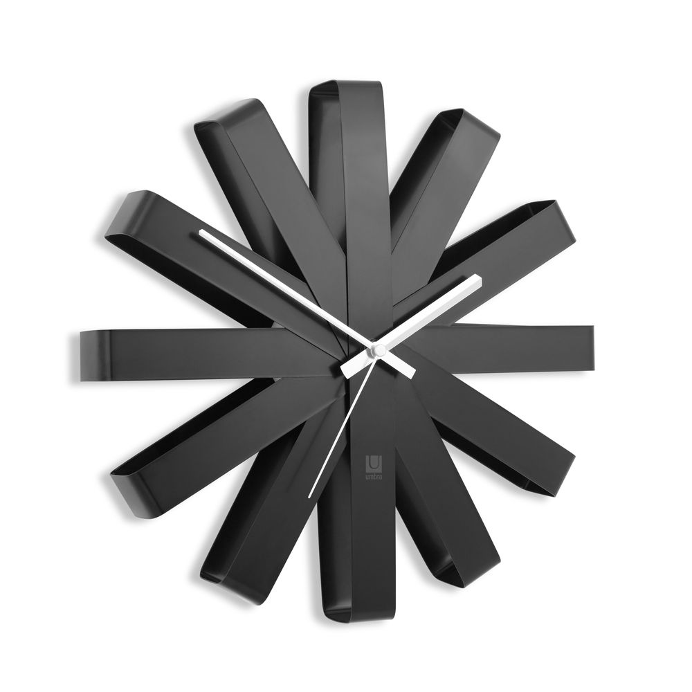 Часы настенные Ribbon - черный