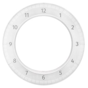 Часы настенные The Only Clock, белые - белый