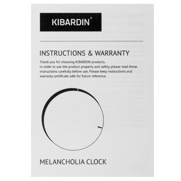 Часы настенные Melancholia Clock
