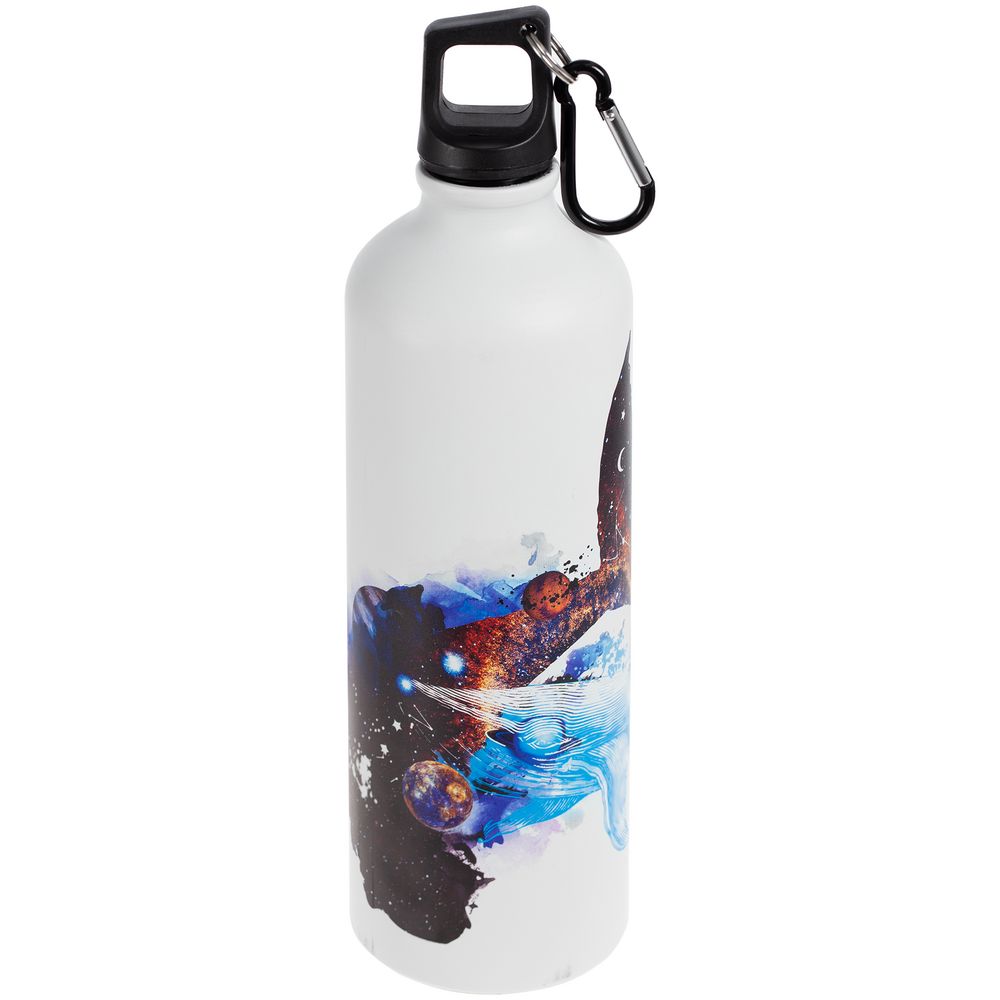 Бутылка для воды «Гиганты Вселенной», белая - белый