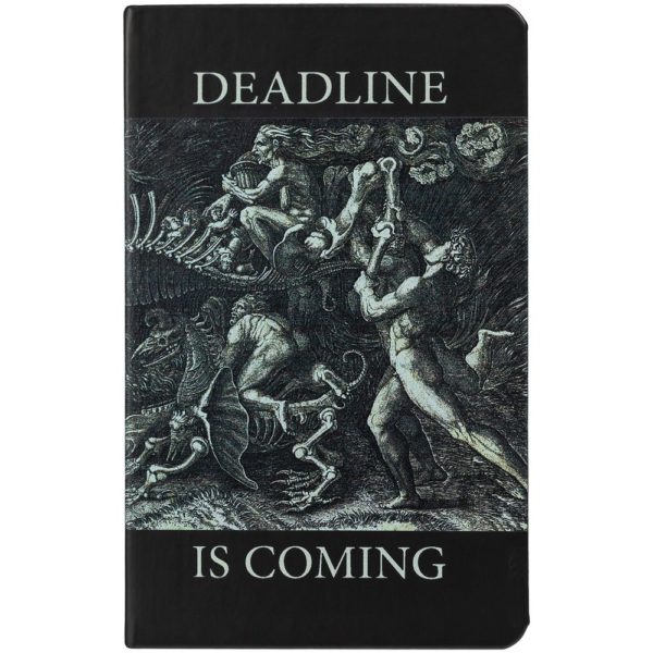 Ежедневник Deadline, недатированный, черный