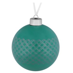 Елочный шар Queen 10 см - зеленый