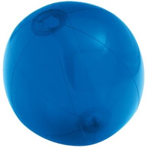 Надувной пляжный мяч Sun and Fun полупрозрачный - синий