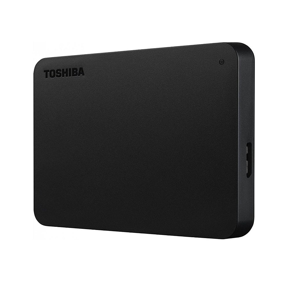 Внешний диск Toshiba Canvio, USB 3.0, 1Тб, черный - черный