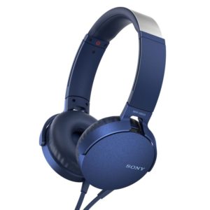 Наушники Sony XB-550, синие - синий