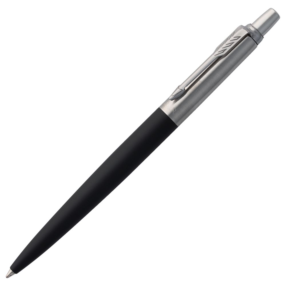 Ручка шариковая Parker Jotter Core K63, черный с серебристым - черный