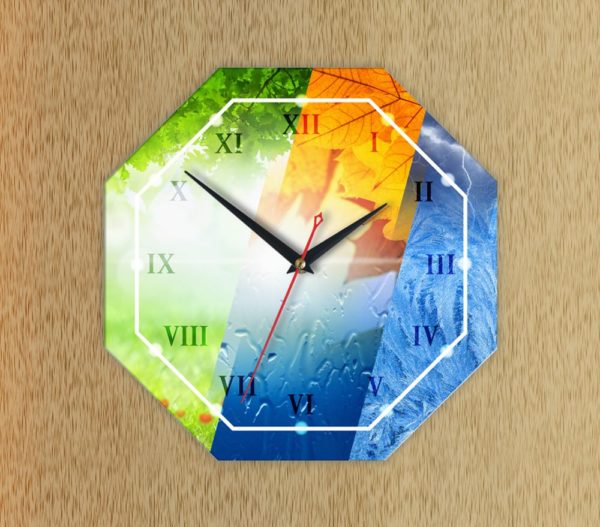 Часы настенные стеклянные Time Diamond