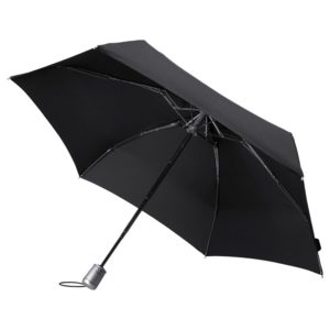 Складной зонт Alu Drop 4 сложения автомат - черный