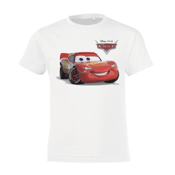 Футболка детская Lightning McQueen, белая