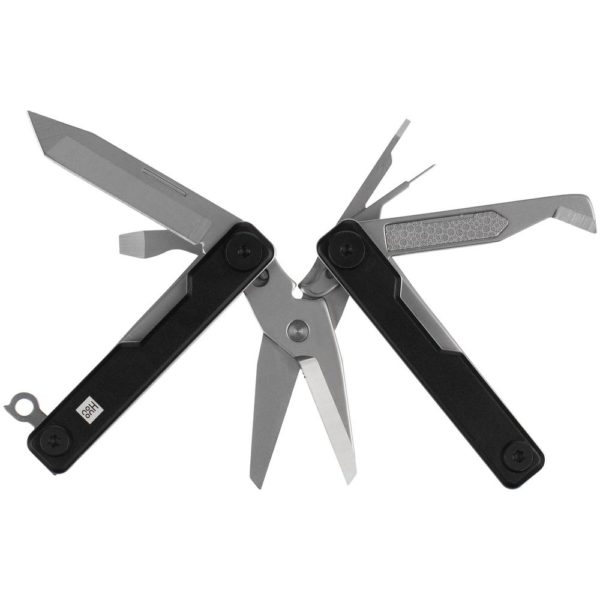 Мультитул Huo Hou Mini Multi-Tools, черный - черный