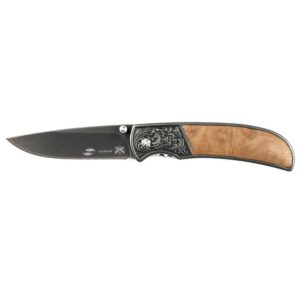 Складной нож Stinger S055B, коричневый - коричневый