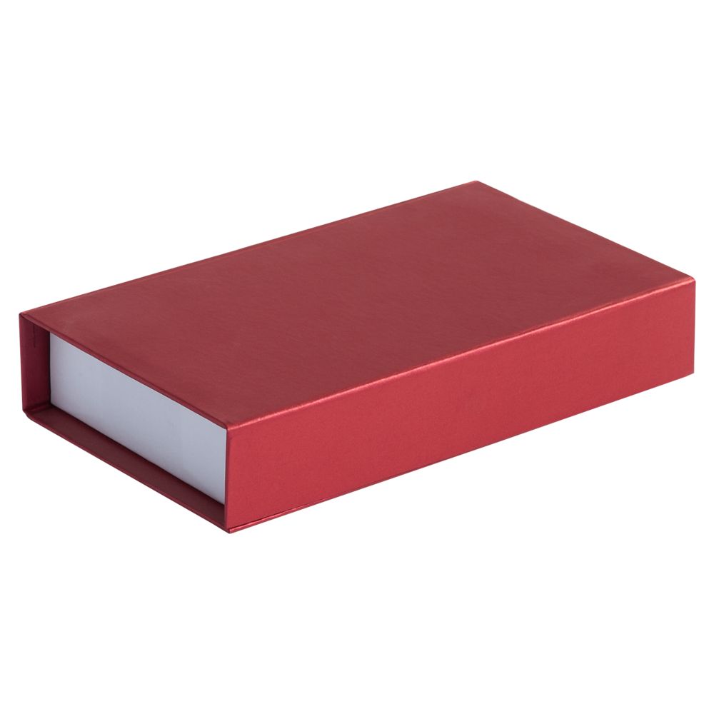 Коробка «Блеск» для ручки и флешки, красная - красный