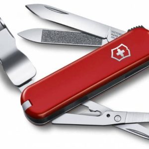 Нож-брелок Nail Clip 580, красный - красный